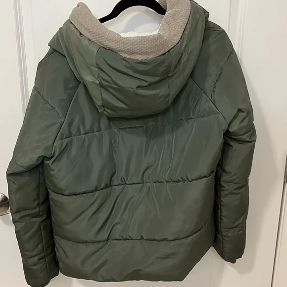 Free People Jackets Coats Olive Green Puffer Jacket Poshmark